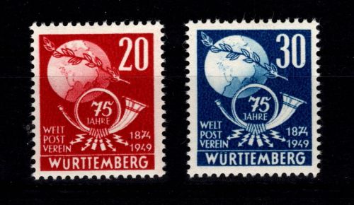 Französische Zone Württemberg 51-52 postfrisch #DEB94