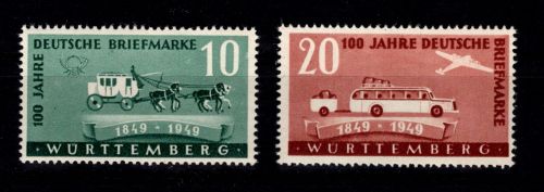 Französische Zone Württemberg 49-50 postfrisch #DEB95