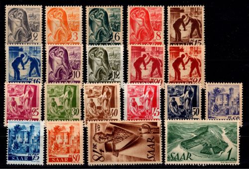 Saarland 206-225 postfrisch #DEB97
