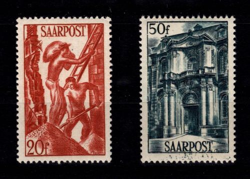 Saarland 250, 251 postfrisch #DEB99