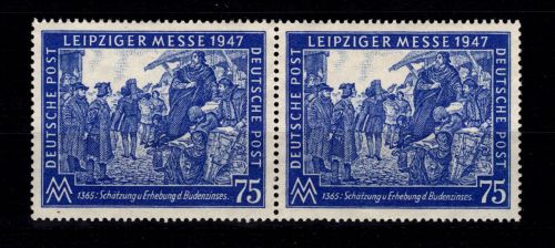 Alliierte Besetzung 966, 966 I postfrisch Plattenfehler #DEC23