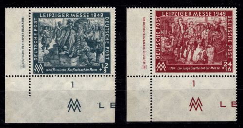 SBZ 240-241 DZ postfrisch Druckerzeichen #DEC36