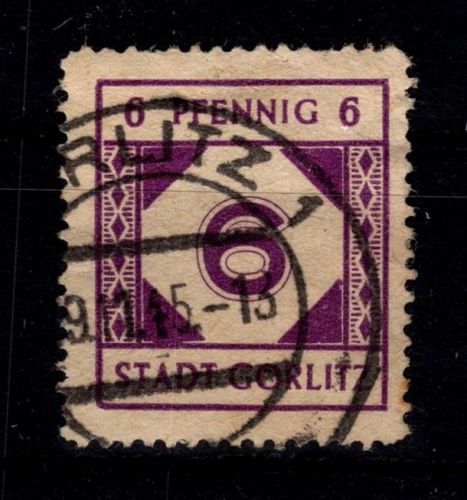 Deutsche Lokalausgaben Görlitz 2 gestempelt #DEC37