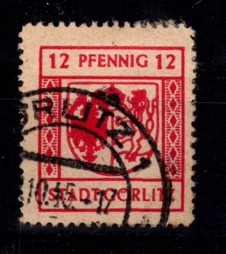 Deutsche Lokalausgaben Görlitz 4 gestempelt #DEC38