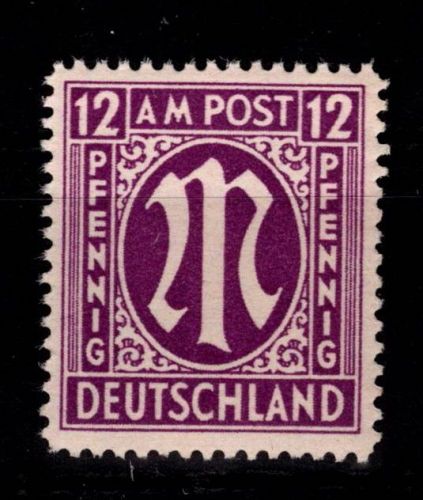 Alliierte Besetzung Bizone 15 a Az II postfrisch geprüft Hettler BPP #DED04