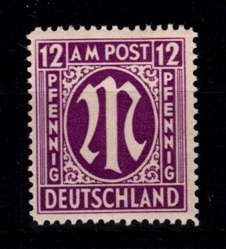 Alliierte Besetzung Bizone 15 b Ay III postfrisch geprüft Hettler BPP #DED06