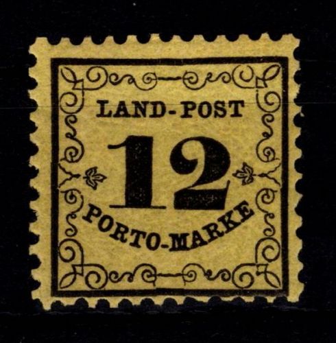 Baden Landpost 3 x postfrisch #DEG01