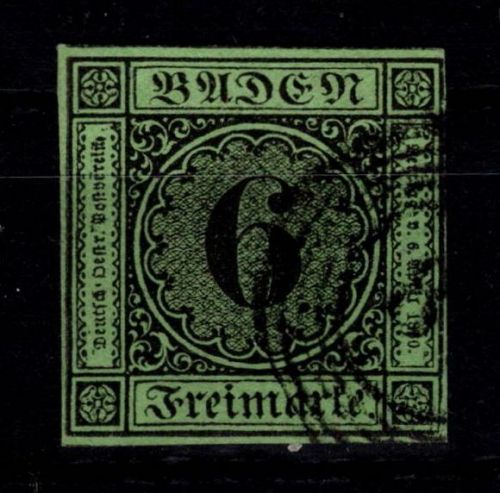 Baden 3 a gestempelt