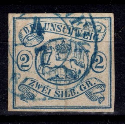 Braunschweig 2 gestempelt geprüft Lange BPP #DEG38