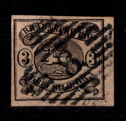 Braunschweig 8 a gestempelt signiert Köhler #DEG53