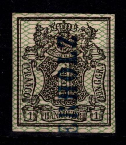 Hannover 9 gestempelt mit L 1 #DEG99