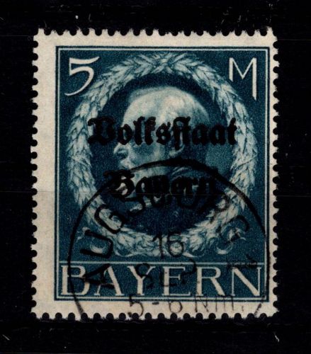 Bayern 131 II A gestempelt tiefst geprüft Helbig BPP #DEH13