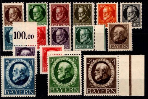 Bayern 94-109 I postfrisch größtenteils signiert Pfenninger #DEH17