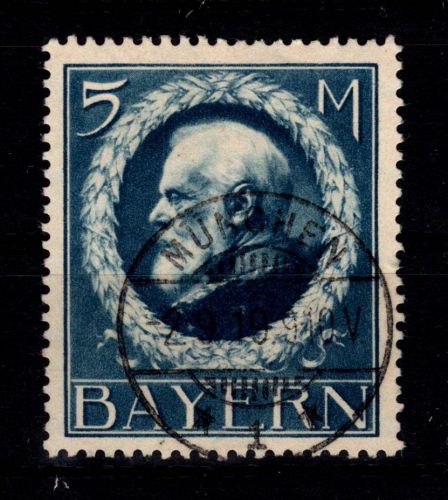 Bayern 107 I a gestempelt tiefst geprüft Helbig BPP #DEH18