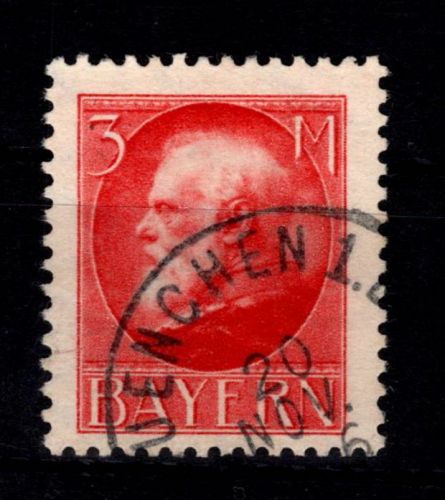 Bayern 106 I gestempelt tiefst geprüft Helbig BPP #DEH19