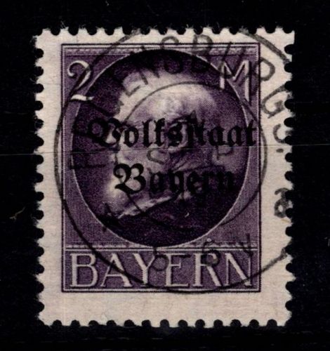 Bayern 129 I A gestempelt tiefst geprüft Helbig BPP #DEH21