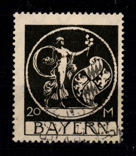 Bayern 195 gestempelt geprüft Infla Berlin #DEH26