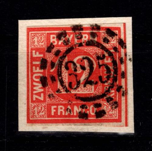 Bayern 6 gestempelt tiefst geprüft Sem BPP #DEH37