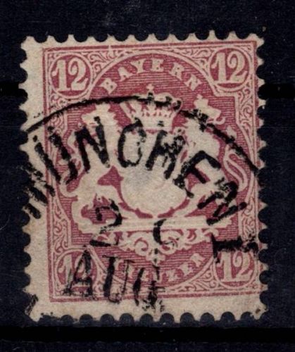 Bayern 26 X PF II gestempelt Befund Sem BPP #DEH38