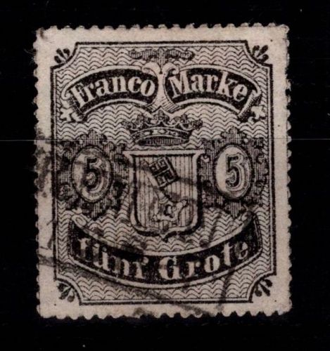 Bremen 7 a gestempelt tiefst geprüft Engel BPP #DEH77