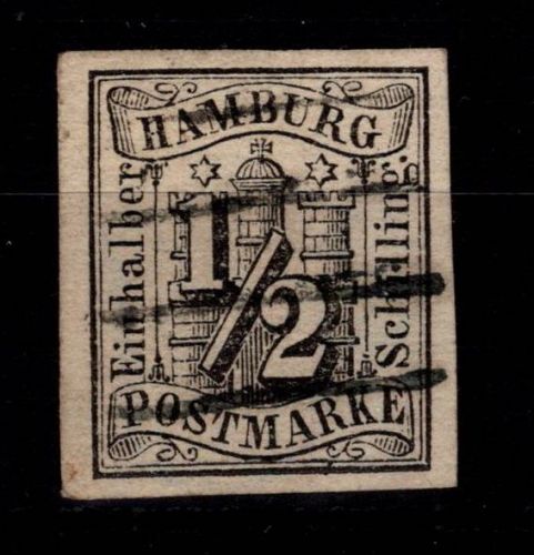 Hamburg 1 gestempelt #DEH82