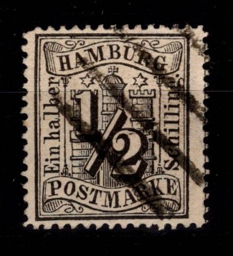 Hamburg 10 gestempelt tiefst geprüft Mehlmann BPP #DEH86