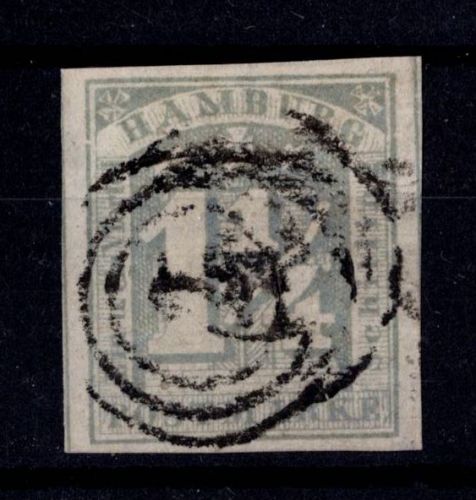 Hamburg 8 c gestempelt Kurzbefund Mehlmann BPP #DEH89
