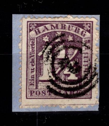 Hamburg 12 a II gestempelt #DEH92