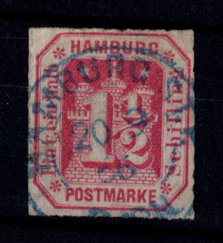 Hamburg 21 gestempelt Kurzbefund Mehlmann BPP #DEH94
