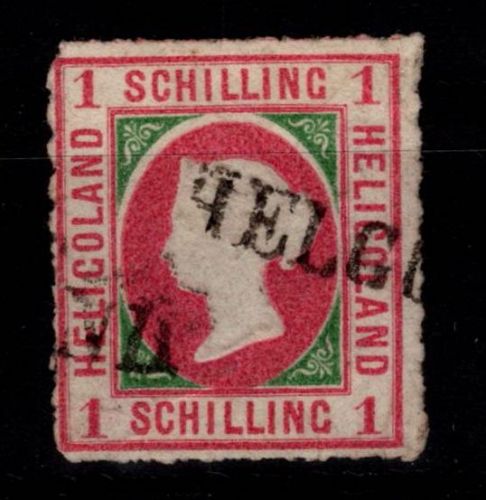 Helgoland 3 gestempelt geprüft Lemberger BPP #DEI01