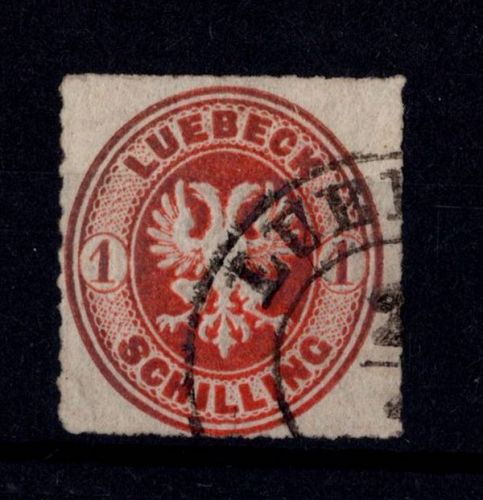Lübeck 9 a gestempelt Kurzbefund Mehlmann BPP #DEI06