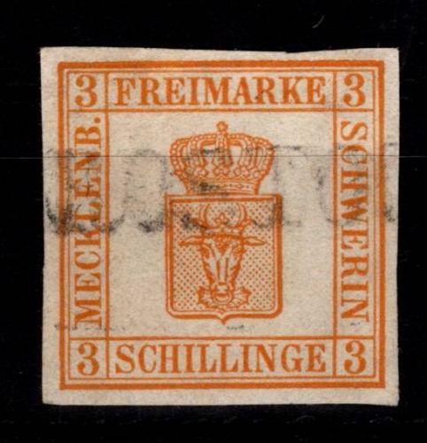 Mecklenburg Schwerin 92 b gestempelt