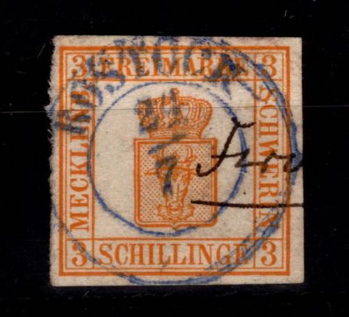 Mecklenburg Schwerin 92 b gestempelt #DEI08