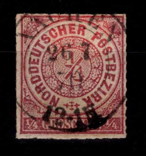 Norddeutscher Bund 1 gestempelt #DEI15