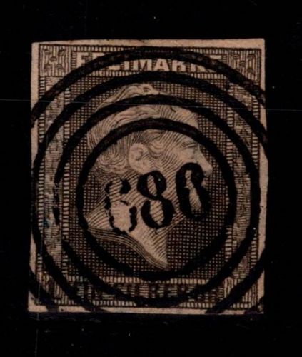 Preußen 2 a gestempelt N4 686 "Iserlohn", tiefst geprüft Flemming BPP #DEI42