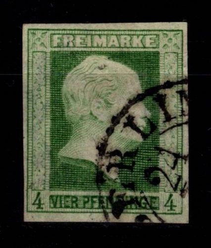 Preußen 5 a gestempelt signiert C.H. #DEI45