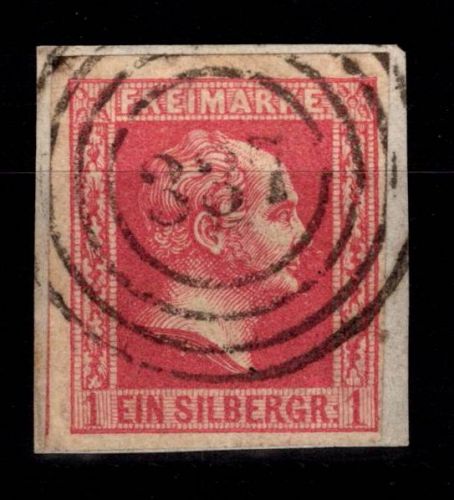 Preußen 6 a gestempelt N4 337 "Dortmund" #DEI47