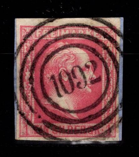 Preußen 6 gestempelt N4 1092 "Olpe" #DEI51