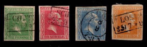 Preußen 9-12 gestempelt R2 Görlitz #DEI54