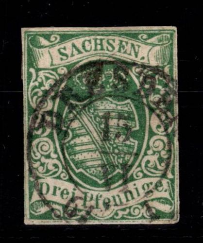 Sachsen 2 I gestempelt
