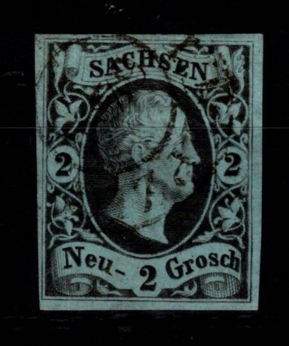 Sachsen 5 gestempelt #DEI82