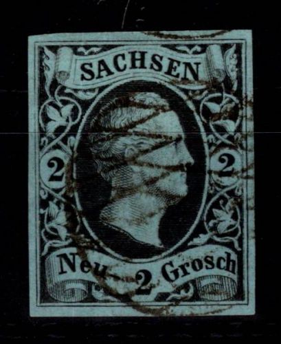 Sachsen 5 gestempelt #DEI83