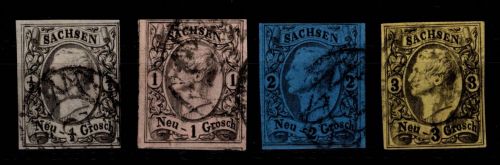 Sachsen 8-11 gestempelt #DEI93