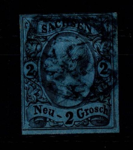 Sachsen 10 gestempelt #DEI98