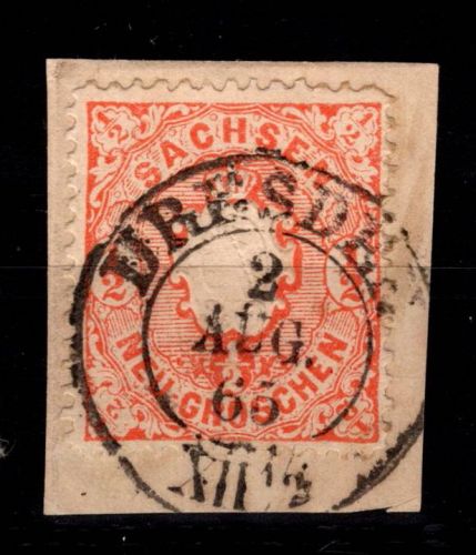 Sachsen 15 gestempelt #DEJ14