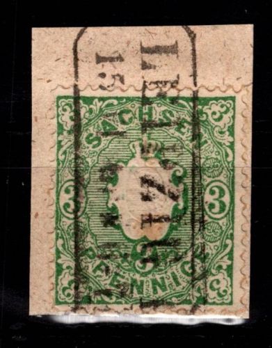 Sachsen 15 gestempelt #DEJ16