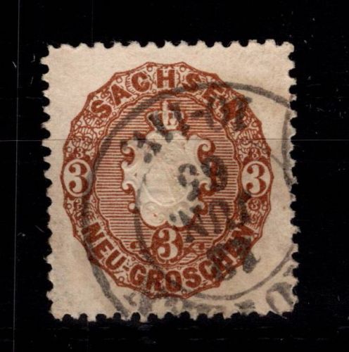 Sachsen 18 gestempelt #DEJ30