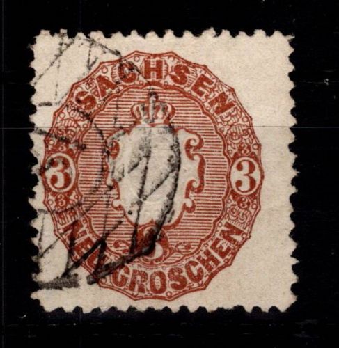 Sachsen 18 gestempelt #DEJ31