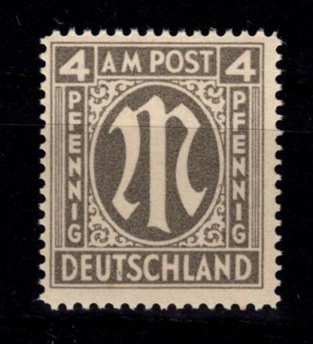 Alliierte Besetzung Bizone 11 C y IV postfrisch geprüft Hettler BPP #DED48