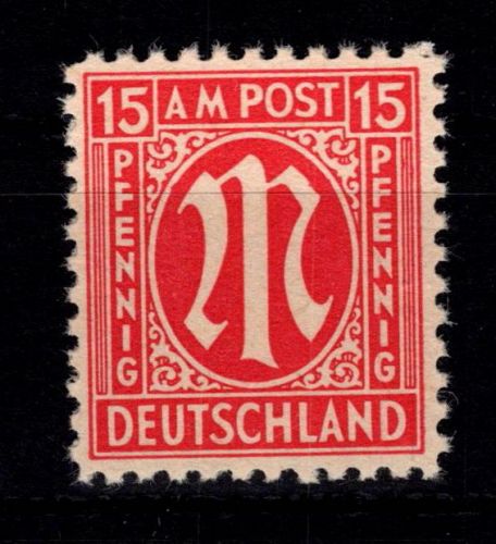 Alliierte Besetzung Bizone 8 z I postfrisch geprüft Hettler BPP #DED72